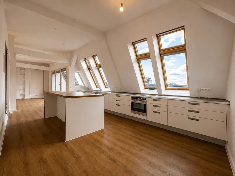 Vier-Zimmer-Dachgeschosswohnung in zentraler Lage - HH 4.OG — photo 1